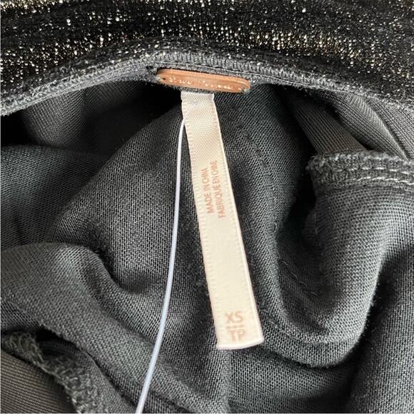 New Free People Shattered Velvet Strapless Party Mini Dress - Picture 11 of 12